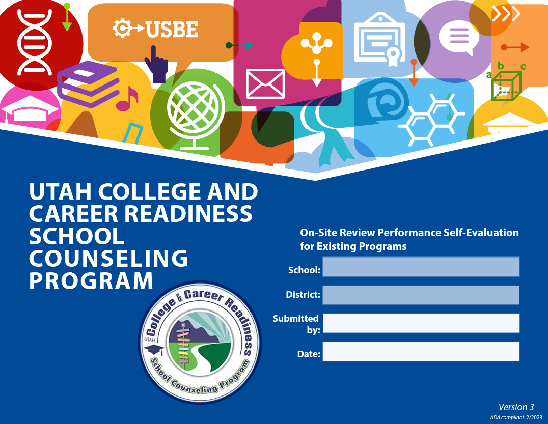 UTAH COLLEGE AND CAREER READINESS SCHOOL COUNSELING PROGRAM