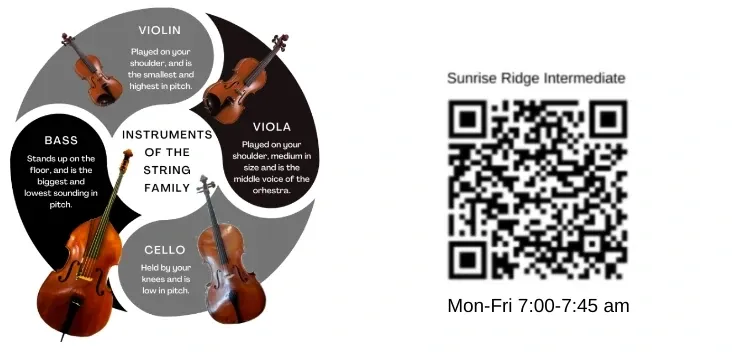 Early morning Strings QR code Sunrise Ridge