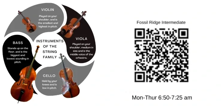 Early morning Strings QR code Fossil Ridge