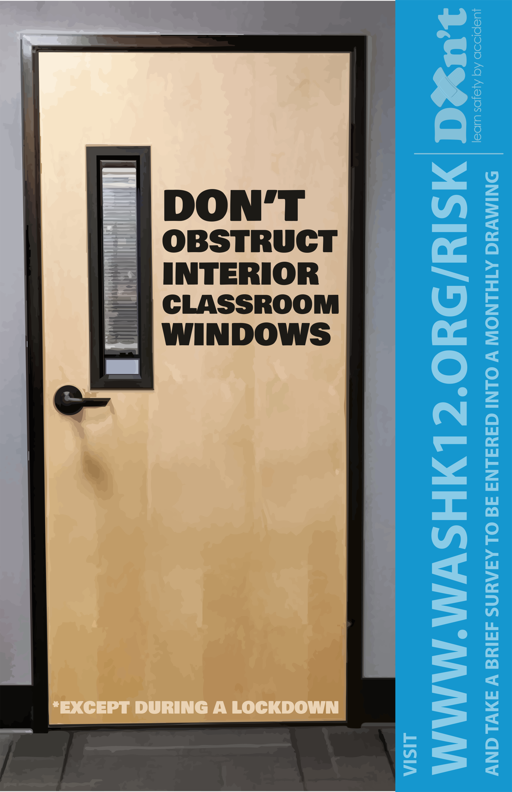 Don't Obstruct Interior Classroom Windows