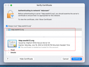 ldap certificate verification.